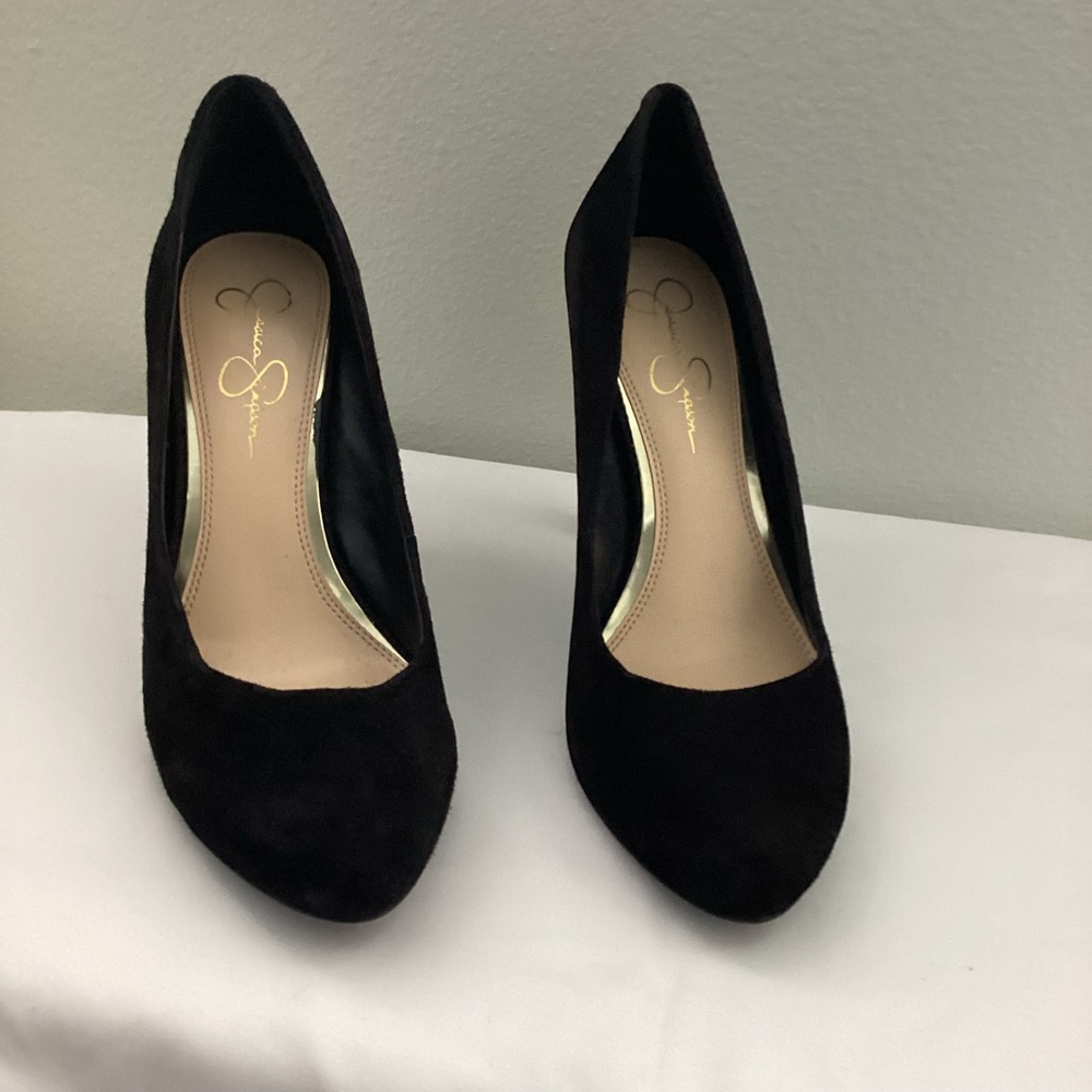 Jessica Simpson velvet stiletto heels, size 10